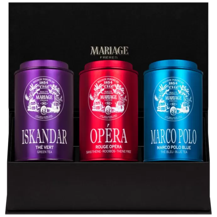 MARIAGE FRÈRES Coffrets de 3 thés^Coffret FRENCH TEA TIME™