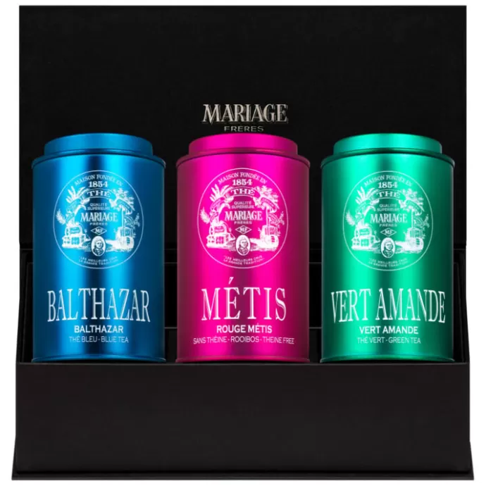 MARIAGE FRÈRES Coffrets de 3 thés^Coffret PARIS TEA TIME