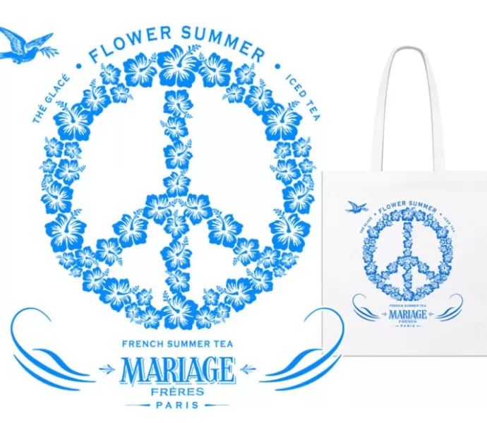 MARIAGE FRÈRES Boîtes et accessoires | Tote Bags "FLOWER SUMMER"^TOTE BAG 'FLOWER SUMMER'