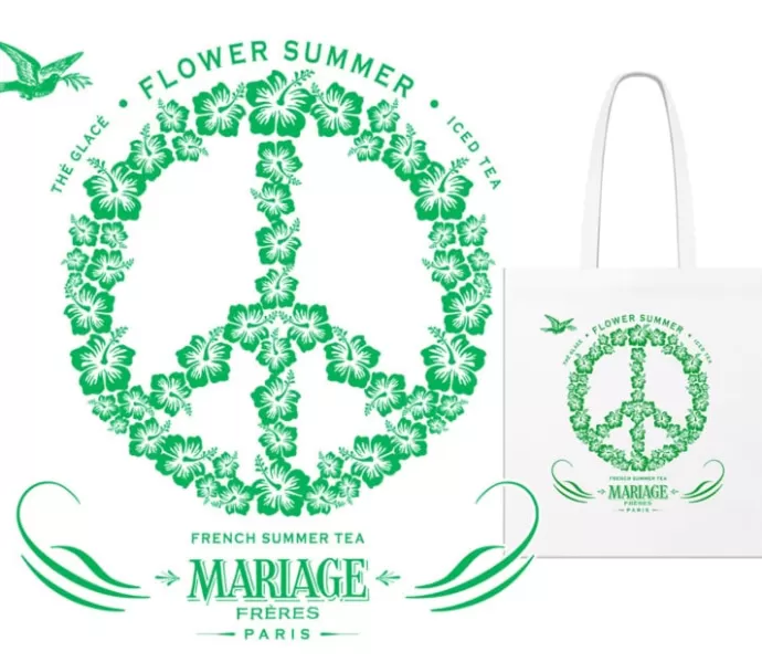 MARIAGE FRÈRES Boîtes et accessoires | Tote Bags "FLOWER SUMMER"^TOTE BAG FLOWER SUMMER