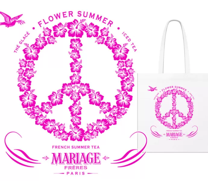 MARIAGE FRÈRES Boîtes et accessoires | Les Sacs Collectors^TOTE BAG FLOWER SUMMER